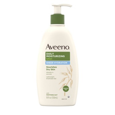 Unscented Aveeno Sheer Hydration Daily Moisturizing Lotion - 18 fl oz