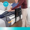 Stander EZ Adjust Bed Rail, Adjustable Safety Guard Rail for Seniors, Black - 2 of 4
