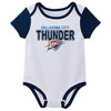 NBA City Thunder Boys' 3pk Bodysuit Set - 3 of 4
