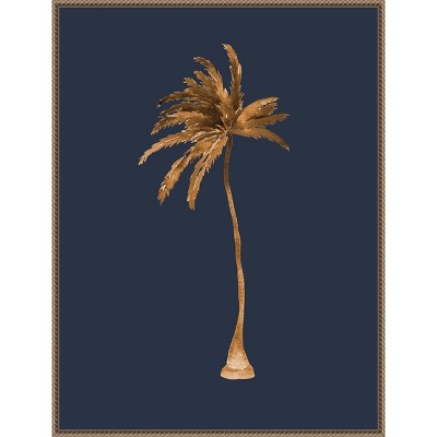 Amanti Art Golden Palm IIII by Urban Road Canvas Wall Art Print Framed 23 x 30-in.