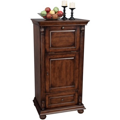 Howard Miller 695078 Howard Miller Cognac Wine Cabinet 695078 Hampton Cherry