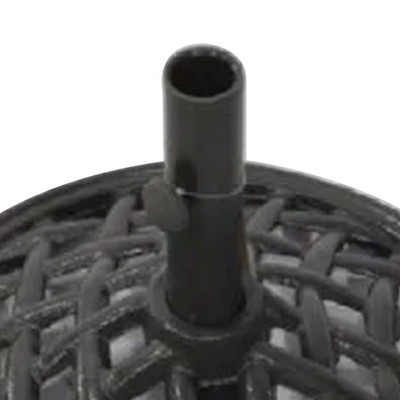 Norwalk 19-Inch Black Cast Iron Umbrella Base
