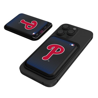 Keyscaper MLB National League Teams Linen Black Magnetic Credit Card Wallet