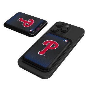 Keyscaper MLB National League Teams Linen Black Magnetic Credit Card Wallet - 1 of 3