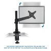 Mount-It! Full Motion Adjustable Single Computer Monitor Desk Clamp Mount Up to 32" Black  - 4 of 4