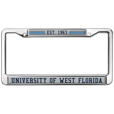 University of West Florida School Logo Full Size Standard License Plate Metal Frame