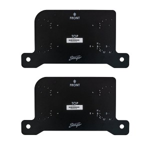 Stinger JLUAMPBRKTD & JLUAMPBRKTP Drivers and Passenger Under Seat Amplifier Brackets Compatible with 2018-2022 Wrangler JL & 2020-2022 Gladiator JT - 1 of 4
