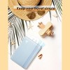 Generic Blue Passport Holder Women Passort Travel Wallet Vaccine Card Organizer Passport Case - 3 of 4