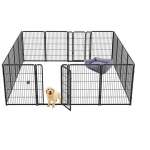 FXW Homeplus Indoor Dog Playpen - Stress-Free and Safe Play,Panels for Puppy and Small Dogs, Black│Patented - 1 of 4