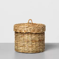 Woven Bath Storage Canister Beige - Hearth & Hand™ with Magnolia