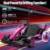 Ride On Go Kart for Kids, 24V 7Ah Battery Two 200W Motors, 8MPH Fast Drifting Circling Car, Adjustable Seat Electric Ride Toy, for Kids 6+ - 2 of 4
