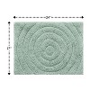 Knightsbridge Echo 220 GSF Non Skid Back Bath Rug 17" x 24" - Sage - 2 of 4