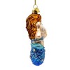 Kurt Adler 4.5-Inch Bellissimo Glass Mermaid Ornament - 2 of 4