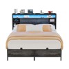 Aheaplus Bed Frame with Charging Station and RGB LED Lights - 2 of 4