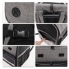 Unique Bargains Pet Backpack with Pet Mat and Internal Safety Leash 14.57"x11.42"x14.76" Gray - 4 of 4