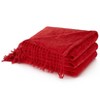 Christmas Throw Blanket, Chenille Throws and Blankets for Couch, Fluffy Soft Knitted Throw with Tassel Fringe, 50x60inch - 2 of 4