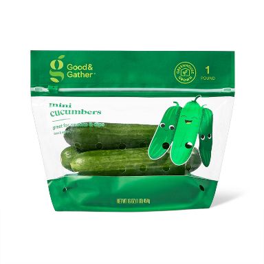 Fresh Mini Cucumbers - 16oz Bag - Good & Gather™ (Packaging May Vary)
