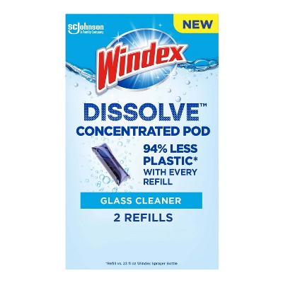 Windex® with Vinegar Glass Cleaner, Spray Bottle, 23 fl oz