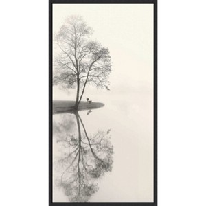 Amanti Art Tranquil Tree by Nicholas Bell Canvas Wall Art Print Framed 14 x 27-in. - 1 of 4