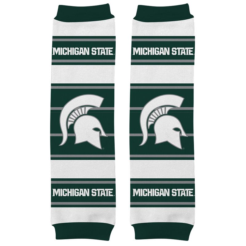 Baby Fanatic Officially Licensed Toddler & Baby Unisex Crawler Leg Warmers - NCAA Michigan State Spartans, 3 of 7