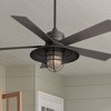 54" Minka Aire Industrial Outdoor Ceiling Fan with LED Light Oil Rubbed Bronze Wet Rated for Patio Exterior House Porch Gazebo - 2 of 4