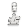 Black Bow Jewelry Sterling Silver Central Michigan Chippewas NCAA Bead Charm - 2 of 4
