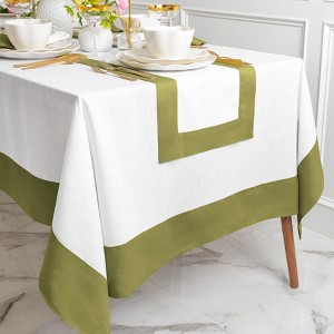 Solino Home Linen Tablecloth | Contempo - 1 of 4