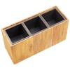 VidaXL Garden Raised Bed with 3 Pots Solid Acacia Wood - 4 of 4