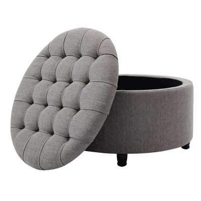 target storage ottoman grey