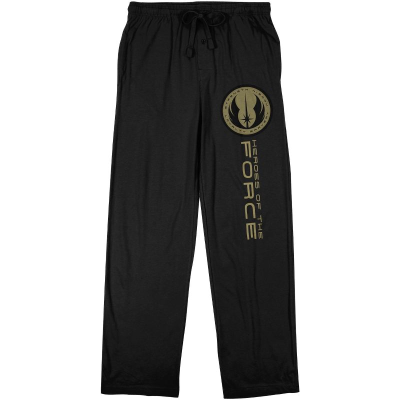 Star Wars The Heroes Force Men's Black Sleep Pajama Pants, 1 of 4