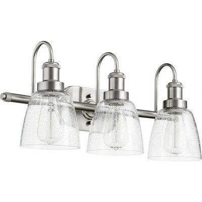 Quorum Lighting 3 - Light Vanity in  Satin Nickel