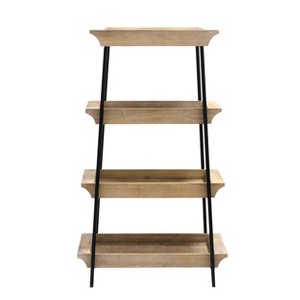 VIP Metal 47.05 in. Brown 4 Tiered Rack with Shelf - 1 of 2