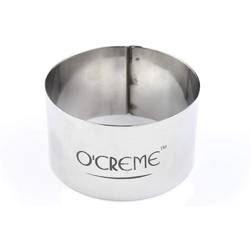O'Creme Round Cake Ring Stainless Steel, 2 of 3