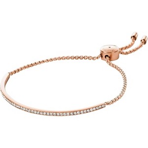 Rose Gold Tone Bracelet for Women, Logo Accent Fashion Jewelry with Luxe Finish - 1 of 4