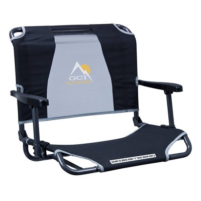 GCI Outdoor Big Comfort Portable Stadium Bleacher Seat with Armrests and Back Support