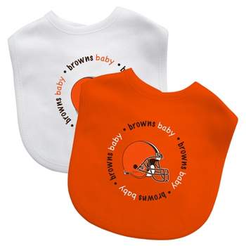 BabyFanatic Officially Licensed Unisex Baby Bibs 2 Pack - NFL Cleveland Browns