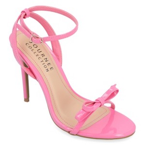 Journee Collection Womens Elvina High Heel Open Toe Pumps - 1 of 4