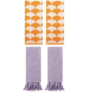 REGALWOVEN 4 Pcs Cotton Hand Towel for Bathroom - 1 of 4