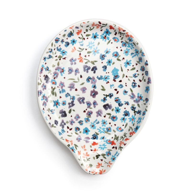 DEMDACO Tiny Floral Spoon Rest, 1 of 6