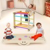 Safstar Wooden Climbing Toys for Toddlers Jungle Gym w/Reversible Ramp, Seesaw, Climber - 3 of 4