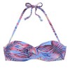 LASCANA Women's Palm Print Bandeau Bikini Top - image 4 of 4