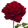 Nearly Natural 33-in Elegant Red Giant Rose Artificial Flower (Set of 4) - 3 of 3