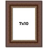 PosterPalooza | Photo Size Traditional Brown Picture Frame - UV Acrylic, Foam Board Backing, Hanging Hardware - 2 of 4