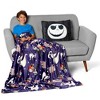 Disney Nightmare Before Christmas Jump Scare Silk Touch Throw Blanket 50X60 inches with Plush Pocket Pillow 14X20 inches - image 3 of 4