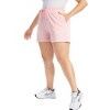 Women's Plus Size Athletic Shorts High Waist Workout Running Lounge Casual Yoga Shorts with Pockets - 4 of 4