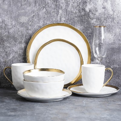 Stone Lain Florian 32-Piece Porcelain Dinnerware Set - Thumbnail 3