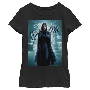 Girl's Harry Potter Half-Blood Prince Snape Poster T-Shirt - 1 of 3