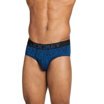 Jockey Men's Underwear ActiveStretch Brief - 4 Pack, Blue Chambray/Subtle  Mint/Block Geo/True Navy, S at  Men's Clothing store