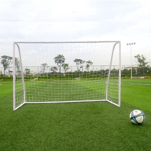 NAYSAYE Sports Nets and Rebounders PVC Tube Plastic Soccer Goal for Training and Entertainment, White - 1 of 4
