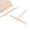 Unique Bargains Manicure Nail Groove Cleaning Stick 3.54"x0.15" Wood Color 100pcs - 3 of 4